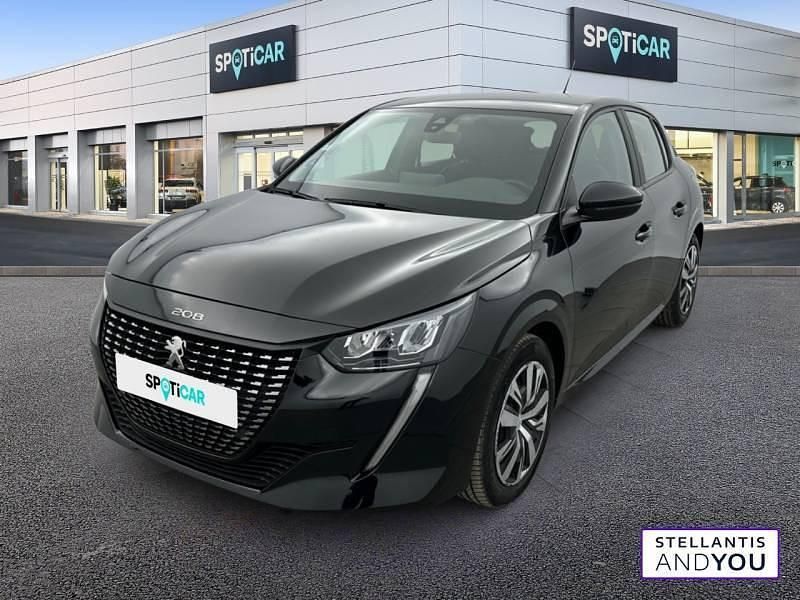 Noir Utilisé 2020 Peugeot 208 Active Citadine | 13 490 € (Prix juste) - Image 1/4