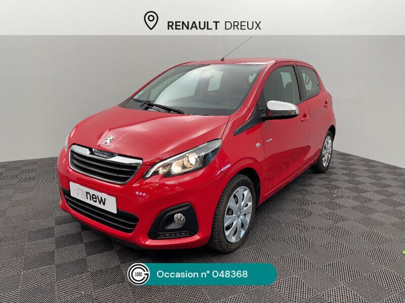 Rouge Utilisé 2017 Peugeot 108 Style Citadine | 8 295 € (Prix assez cher) - Image 1/4