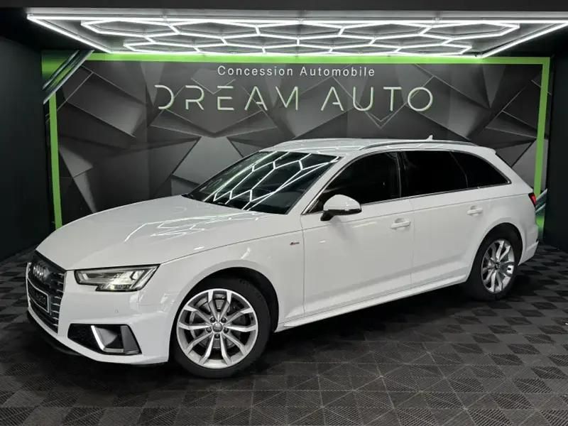 Blanc Utilisé 2019 Audi A4 S-Line Break | 22 990 € (Prix juste) - Image 1/4