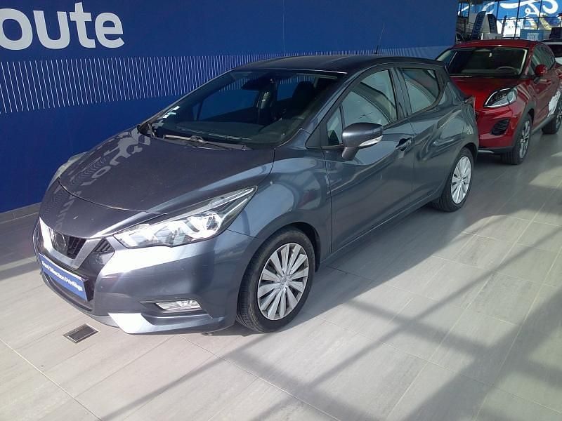 Gris Occasion 2018 Nissan Micra Acenta Berline | 10 590 € (Bon prix) - Image 1/4