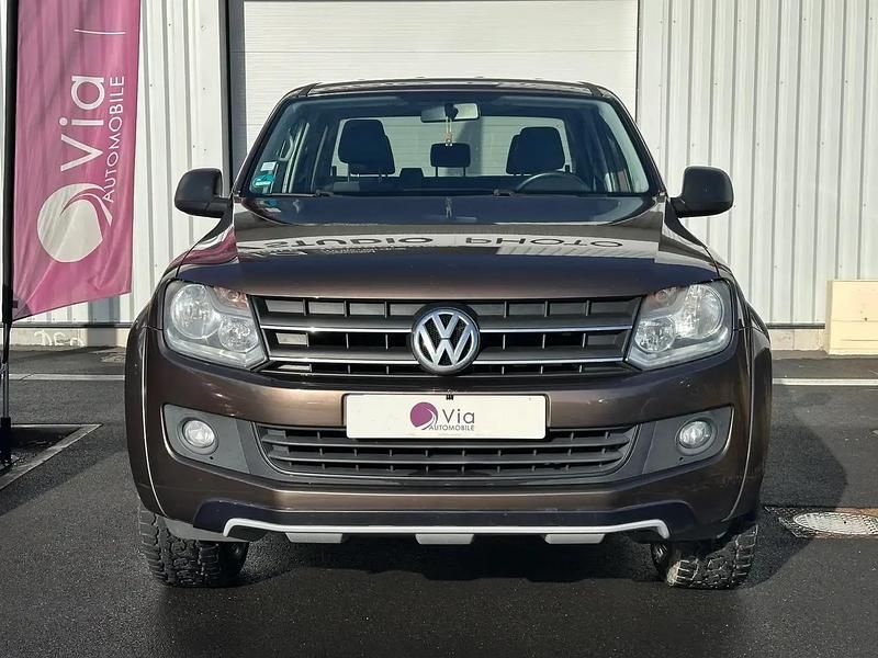 Occasion VW Amarok Trendline 179 ch (131 kW) 2014 Brun Pick-up