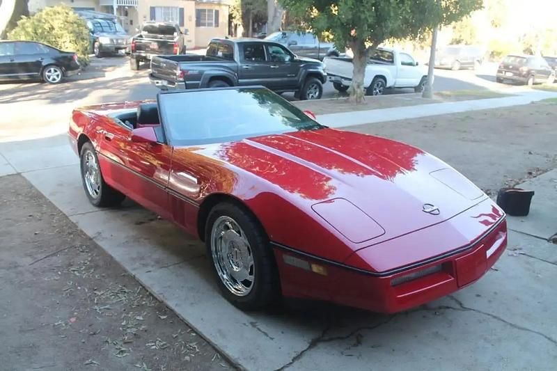 Occasion Chevrolet Corvette C4 1990 Rouge Cabriolet