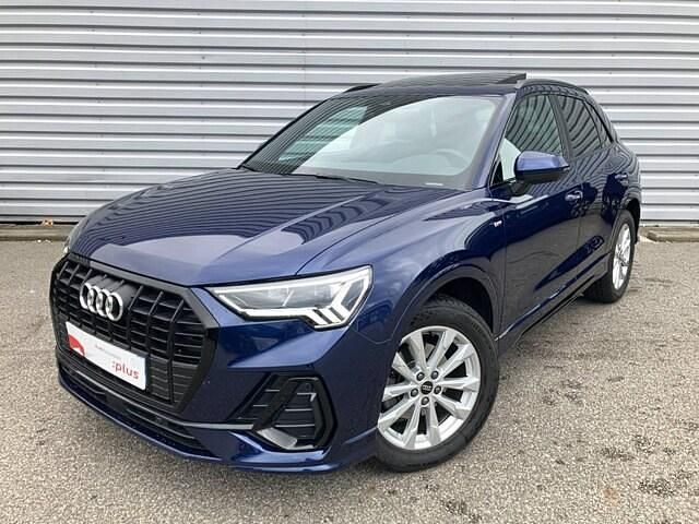 Bleu navarre métallisé Occasion 2024 Audi Q3 S-Line SUV | 42 590 € (Prix juste) - Image 1/4