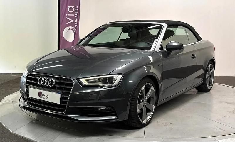 Gris Utilisé 2014 Audi Cabriolet S-Line Cabriolet | 17 990 € - Image 1/4