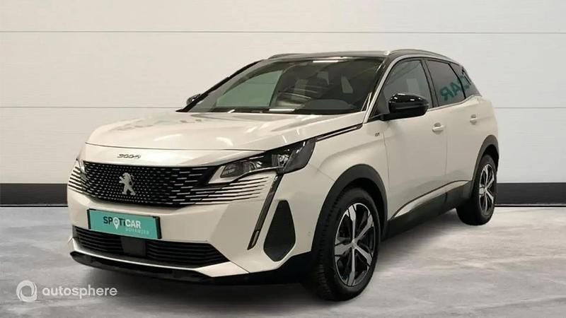 Gris Utilisé 2021 Peugeot 3008 GT SUV | 19 299 € (Prix juste) - Image 1/4