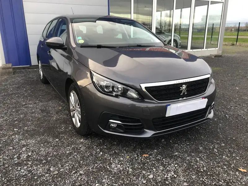 Gris Utilisé 2021 Peugeot 308 S Break | 12 980 € (Super prix) - Image 1/4