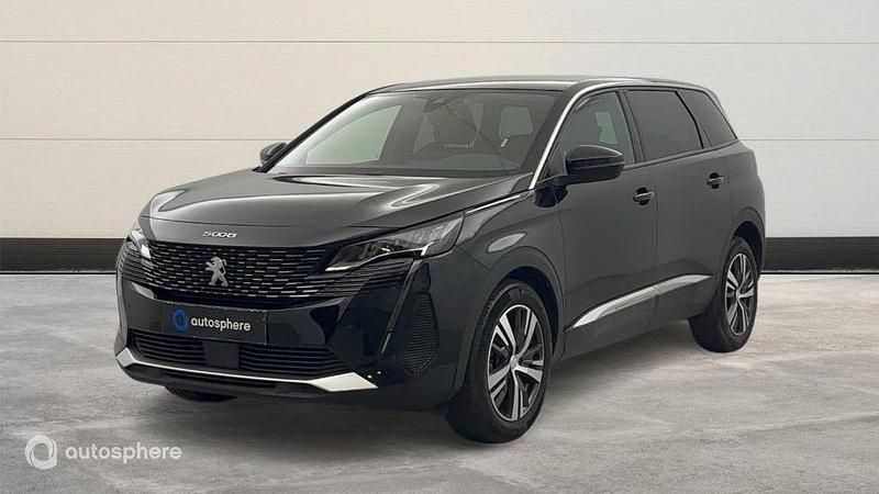 Noir Utilisé 2022 Peugeot 5008 Allure Monospace | 27 699 € (Bon prix) - Image 1/4