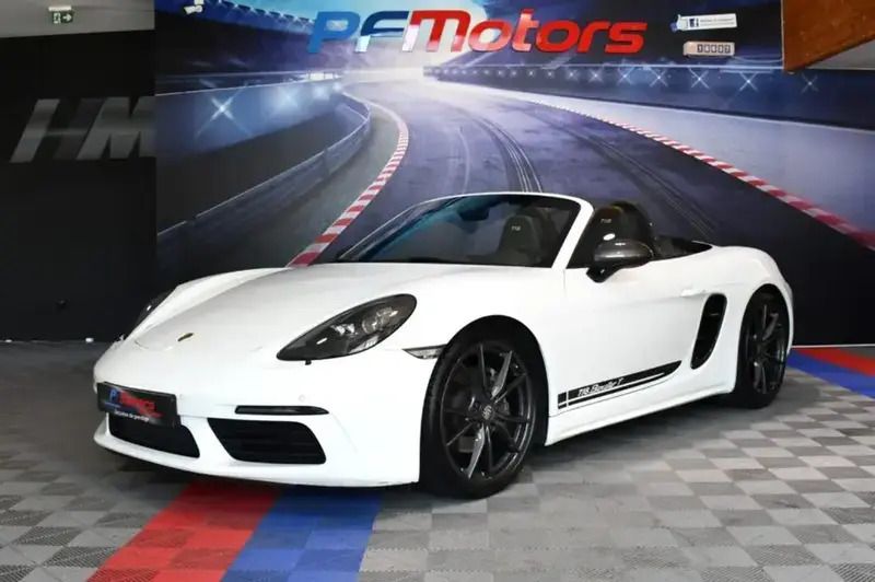 Blanc Utilisé 2019 Porsche 718 Boxster Cabriolet | 59 718 € (Prix juste) - Image 1/4
