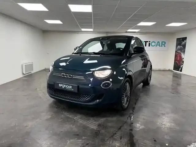 Bleu Utilisé 2022 Fiat 500e Citadine | 17 790 € (Prix assez cher) - Image 1/4