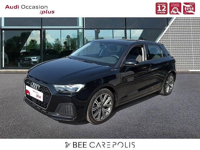 Noir mythe métallisé Utilisé 2022 Audi A1 Sportback Advanced Plus Citadine | 22 990 € (Prix juste) - Image 1/3