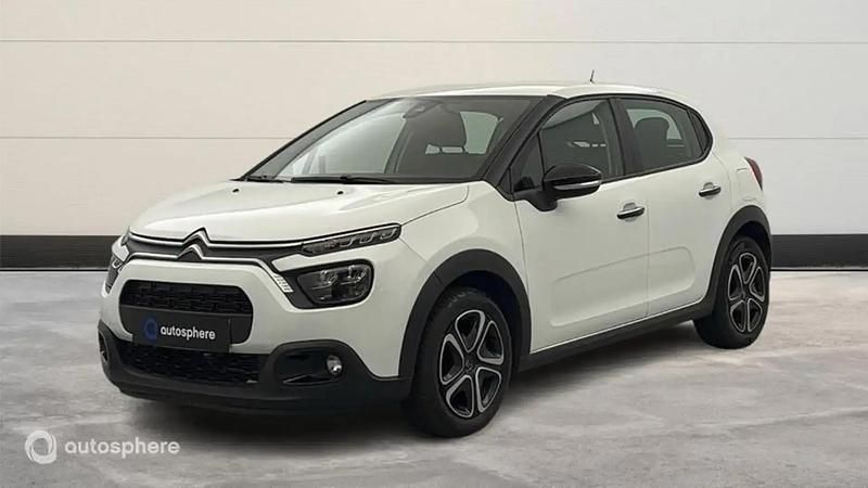 Blanc Utilisé 2023 Citroën C3 PureTech Citadine | 11 499 € (Prix juste) - Image 1/4