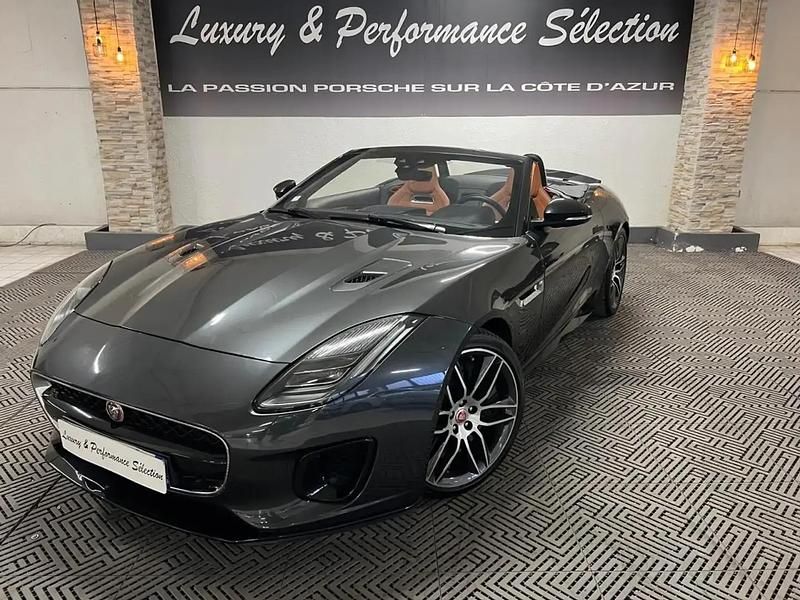 Gris Occasion 2018 Jaguar F-Type R-Dynamic Cabriolet | 63 990 € (Super prix) - Image 1/4