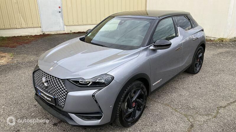 Gris Utilisé 2020 DS Automobiles DS3 Crossback E-Tense Performance Line Plus SUV | 14 999 € (Bon prix) - Image 1/4