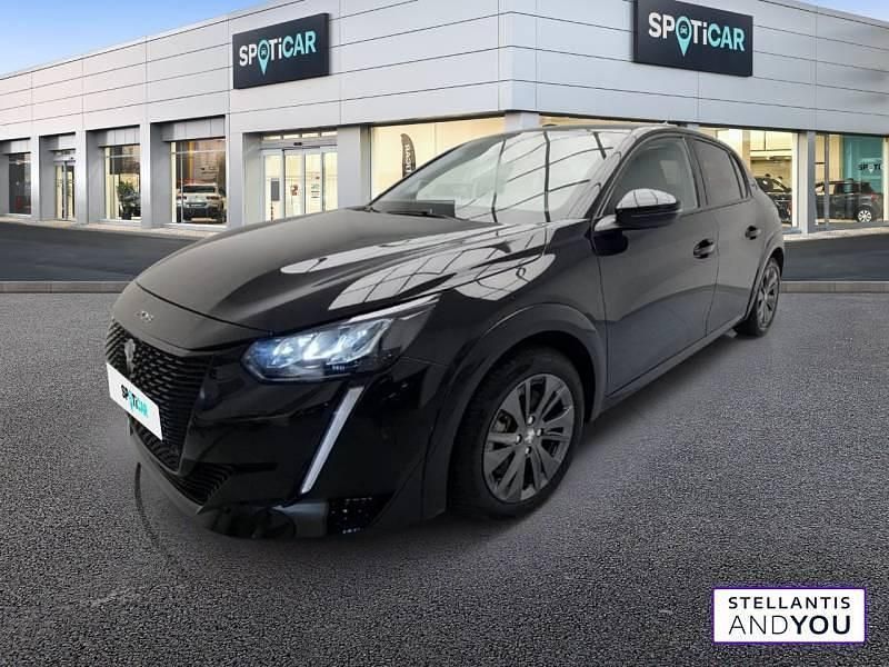 Noir Utilisé 2021 Peugeot e-208 Style Citadine | 13 690 € (Bon prix) - Image 1/4