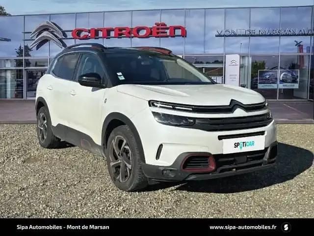 Occasion Citroën C5 Aircross Feel 131 ch (96 kW) 2021 Metallisee tri couch blanc nacre SUV