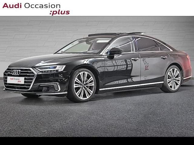 Noir mythic métallisé Utilisé 2021 Audi A8 Premium Berline | 49 900 € - Image 1/4