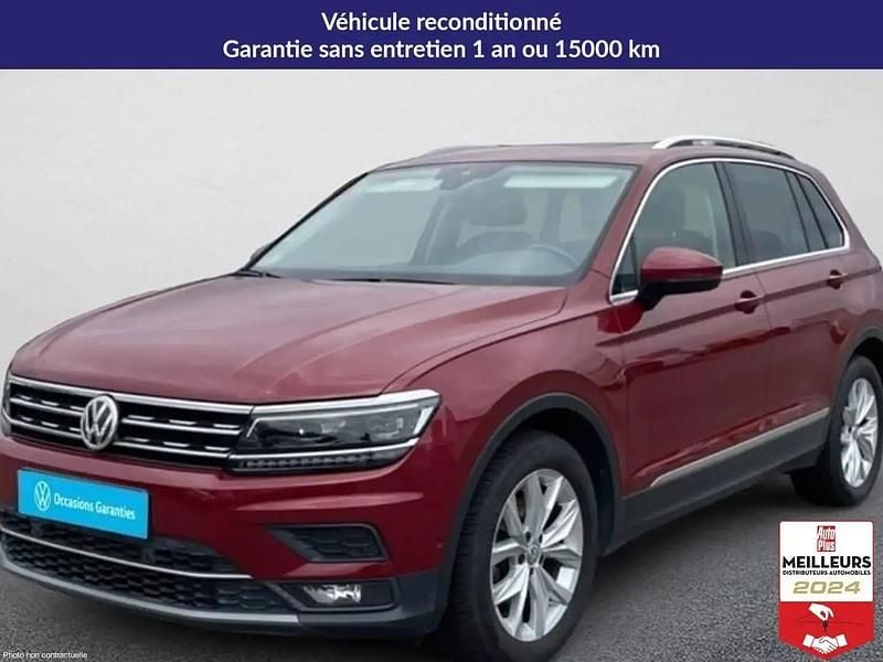 Rouge Utilisé 2019 VW Tiguan SUV | 25 450 € (Prix juste) - Image 1/4