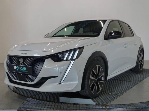Blanc Utilisé 2020 Peugeot e-208 GT-line Citadine | 14 790 € (Prix assez cher) - Image 1/4
