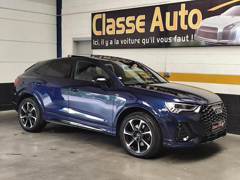 Bleu Occasion 2021 Audi Q3 Sportback Sport SUV | 32 990 € (Super prix) - Image 1/4