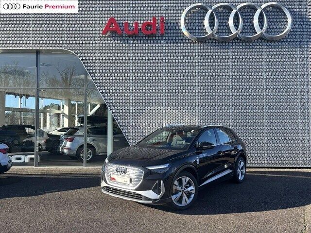 Noir mythic métallisé Utilisé 2025 Audi Q4 e-tron S-Line SUV | 59 900 € (Prix juste) - Image 1/4