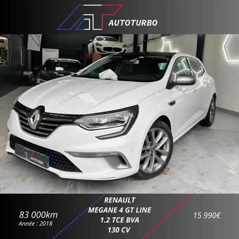 Occasion Renault Mégane GT Line GT-Line 2018 Blanc Berline