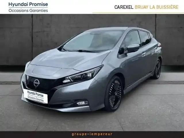 Gris squale / noir Occasion 2022 Nissan Leaf Tekna Citadine | 16 590 € - Image 1/4