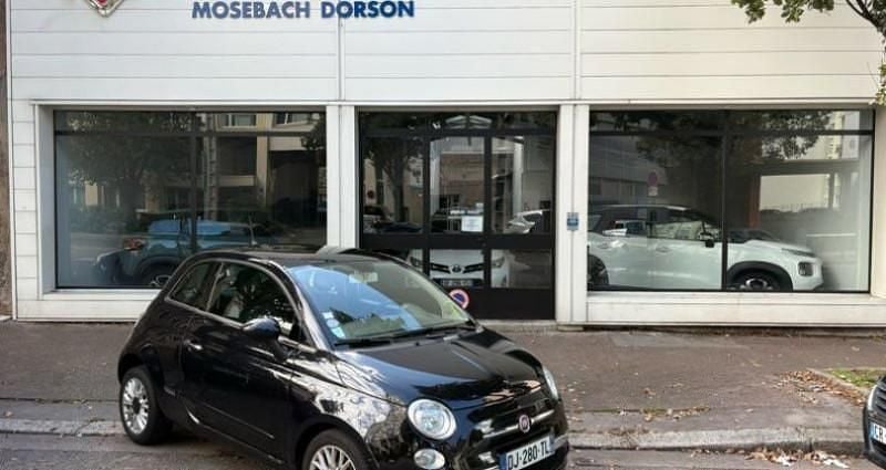 Noir Utilisé 2014 Fiat 500 Lounge Citadine | 5 990 € (Prix juste) - Image 1/4