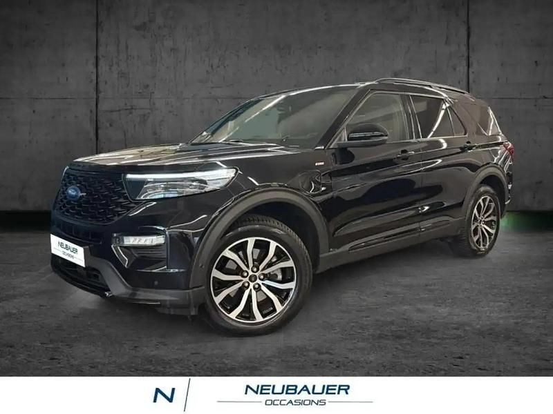 Noir Utilisé 2021 Ford Explorer Platinum SUV | 44 900 € - Image 1/4