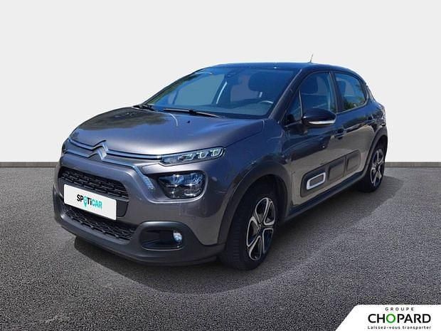 Gris Utilisé 2022 Citroën C3 Feel Citadine | 10 499 € (Prix juste) - Image 1/4