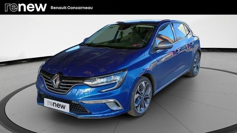 Bleu Occasion 2020 Renault Mégane IV Intens Berline | 14 990 € (Prix juste) - Image 1/4