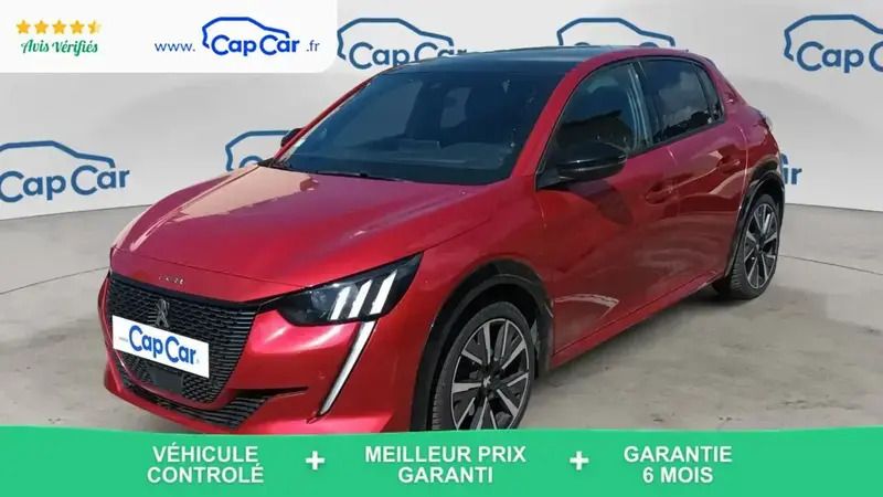 Rouge Utilisé 2019 Peugeot 208 GT-line Citadine | 9 690 € (Bon prix) - Image 1/4