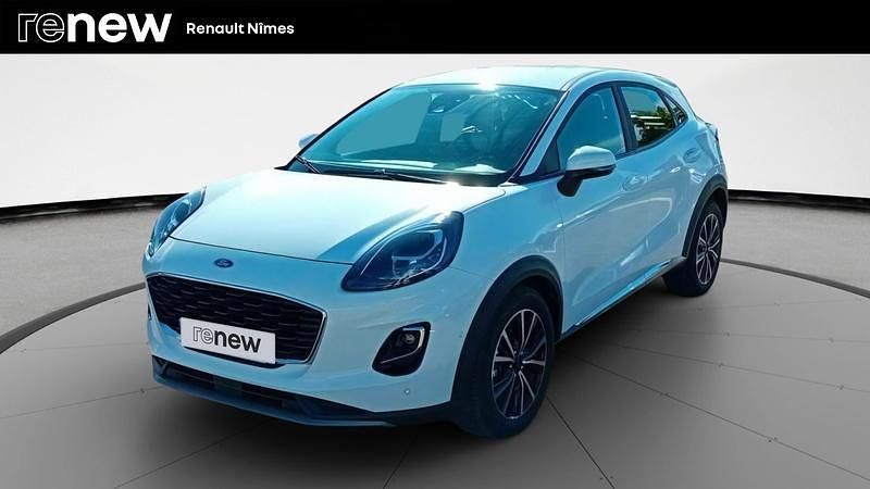Blanc Utilisé 2022 Ford Puma Titanium SUV | 18 999 € (Prix juste) - Image 1/4