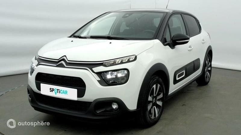 Blanc Occasion 2023 Citroën C3 PureTech Berline | 13 890 € (Prix assez cher) - Image 1/4