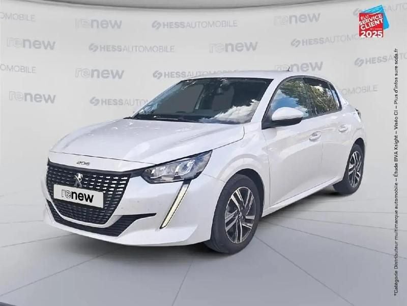 Blanc Utilisé 2020 Peugeot 208 Allure Citadine | 14 999 € (Prix juste) - Image 1/4