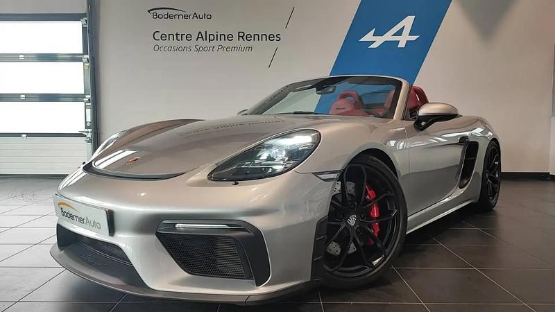 Gris Occasion 2021 Porsche 718 Spyder Cabriolet | 124 990 € - Image 1/4