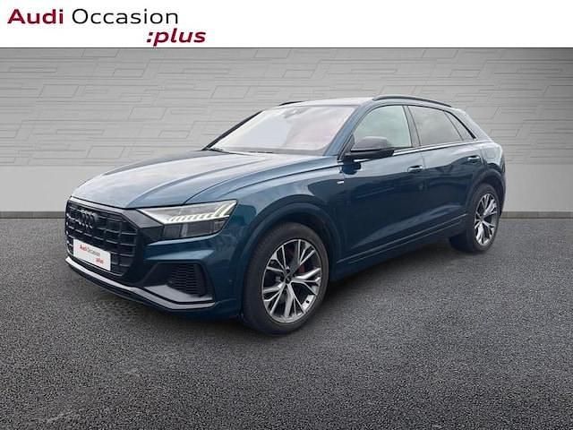 Bleu galaxie métallisé Occasion 2021 Audi Q8 S-Line SUV | 47 990 € (Bon prix) - Image 1/4