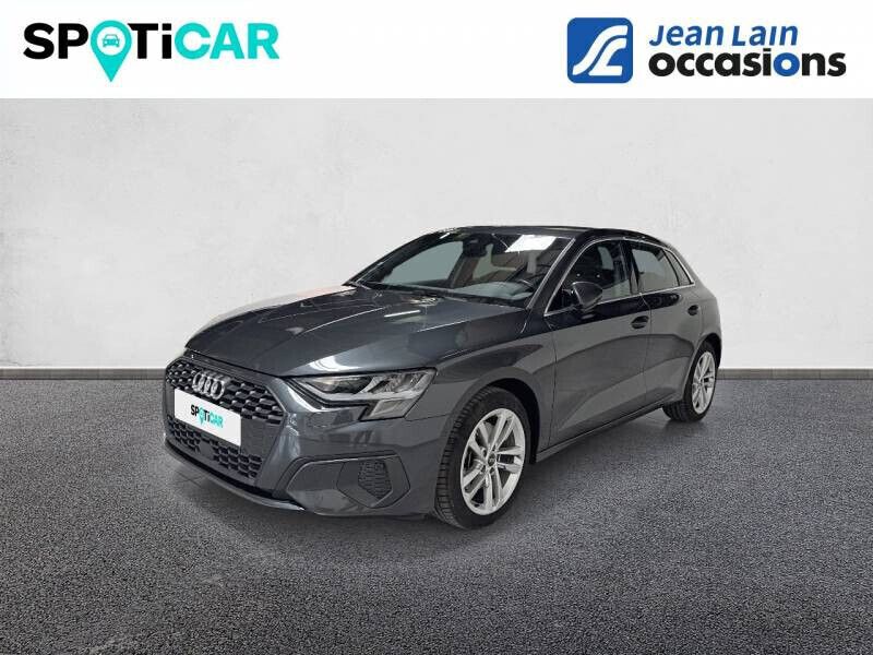 Gris Utilisé 2021 Audi A3 Sportback Design Berline | 24 574 € (Prix juste) - Image 1/4