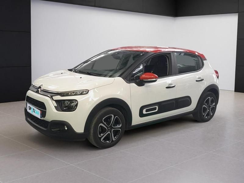 Blanc Utilisé 2022 Citroën C3 PureTech Citadine | 11 590 € (Prix juste) - Image 1/4
