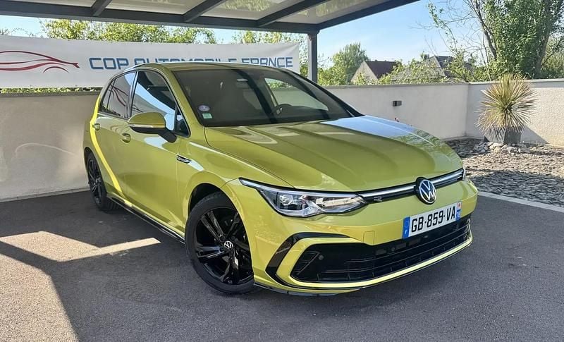 Occasion VW Golf VII R-line 150 ch (110 kW) 2021 Jaune Citadine