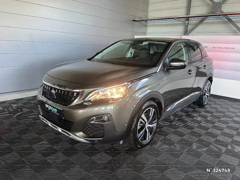Gris Utilisé 2018 Peugeot 3008 Allure | 14 450 € (Bon prix) - Image 1/4