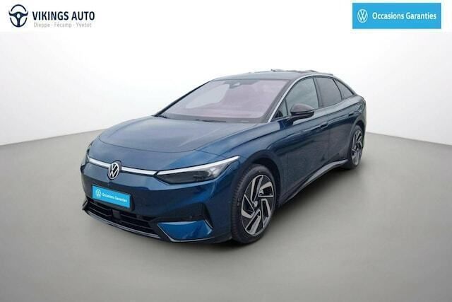 Bleu aquamarine noir uni Utilisé 2024 VW ID.7 Exclusive Berline | 50 000 € (Super prix) - Image 1/4