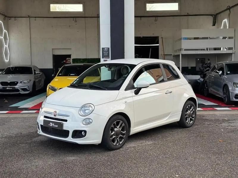 Blanc Utilisé 2015 Fiat 500 S Berline | 6 990 € (Prix juste) - Image 1/4