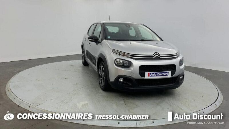 Gris Utilisé 2018 Citroën C3 Feel Citadine | 7 889 € (Prix juste) - Image 1/4