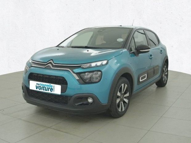 Bleu Utilisé 2023 Citroën C3 PureTech Citadine | 12 290 € (Prix juste) - Image 1/4