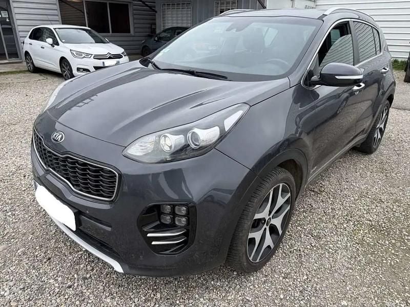 Gris Utilisé 2016 Kia Sportage GT-Line SUV | 17 490 € (Prix juste) - Image 1/4