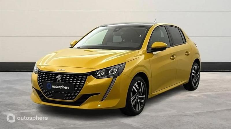 Jaune Occasion 2020 Peugeot 208 Allure Citadine | 11 599 € (Super prix) - Image 1/4