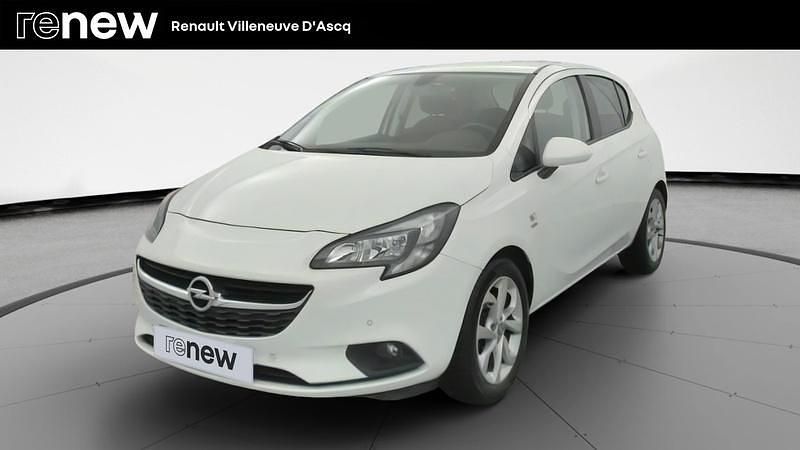Blanc Utilisé 2018 Opel Corsa Excite Berline | 8 999 € (Bon prix) - Image 1/4