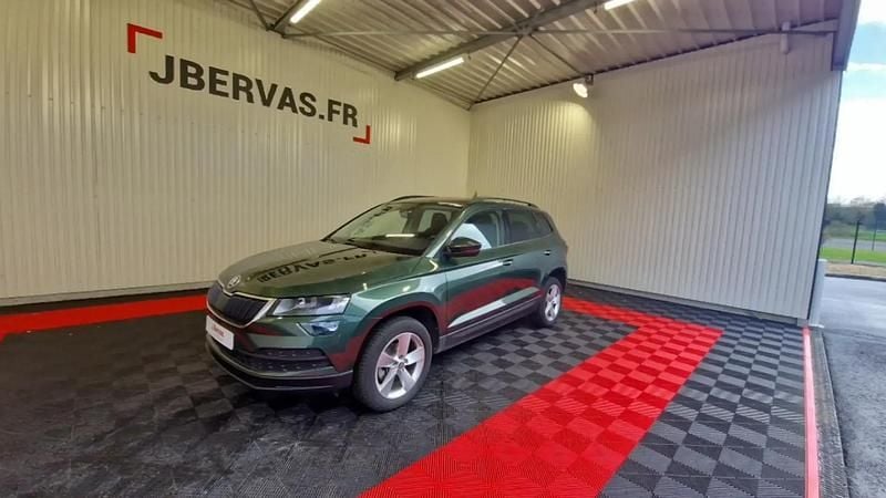 Vert Utilisé 2021 Skoda Karoq Ambition SUV | 20 990 € (Bon prix) - Image 1/4