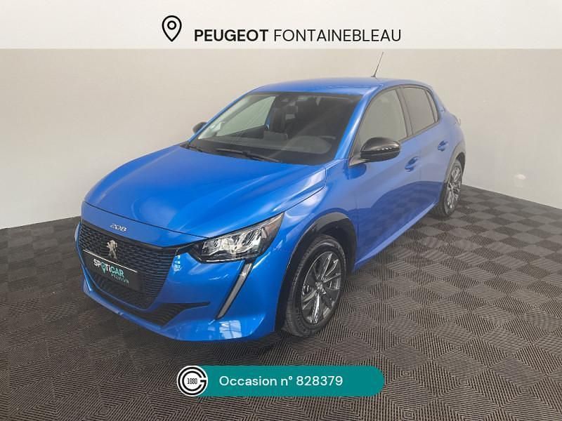 Bleu Utilisé 2022 Peugeot 208 Business-Line Citadine | 16 980 € (Prix cher) - Image 1/4