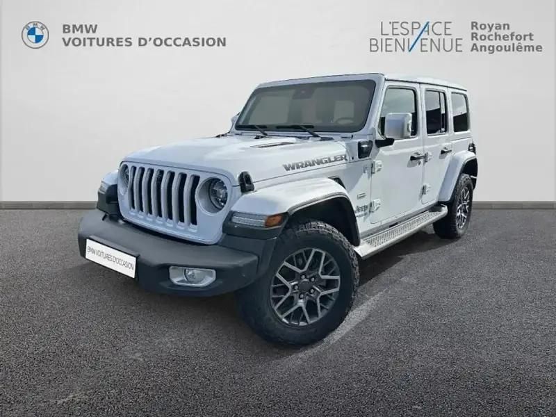 Blanc Utilisé 2021 Jeep Wrangler Overland SUV | 45 980 € (Bon prix) - Image 1/4